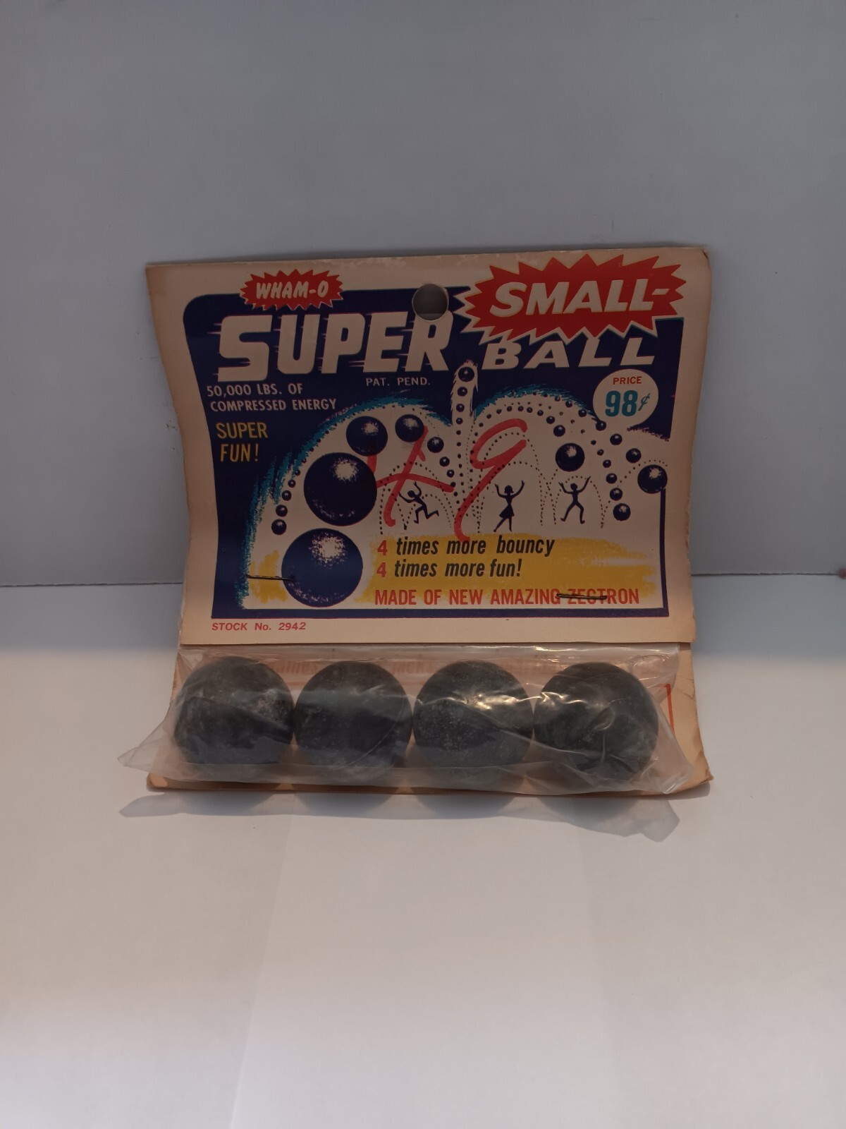 MINI 1965 Wham-O Vintage Whamo Super Small Balls Sealed In Original Packaging
