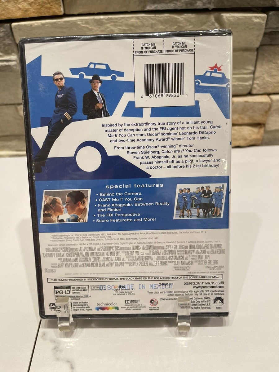 Catch Me If You Can DVD | Brand New Sealed | Tom Hanks Leonardo