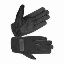 Hugger Men's Police Motorcycle Driving Gloves Breathable Handback Synthetic Palm