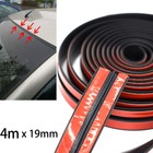4Meters Rubber Car Roof Edge Strip Windscreen Sunroof Trim Seal Water Dustproof；