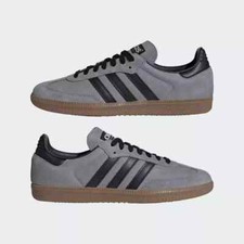  IE9164 Adidas Men's SAMBA OG Halo Silver/Black NEW 