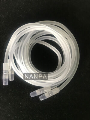 2 PCS Replacement Clear Straight Tubing Hose For Vacuum Therapy Breast Machine