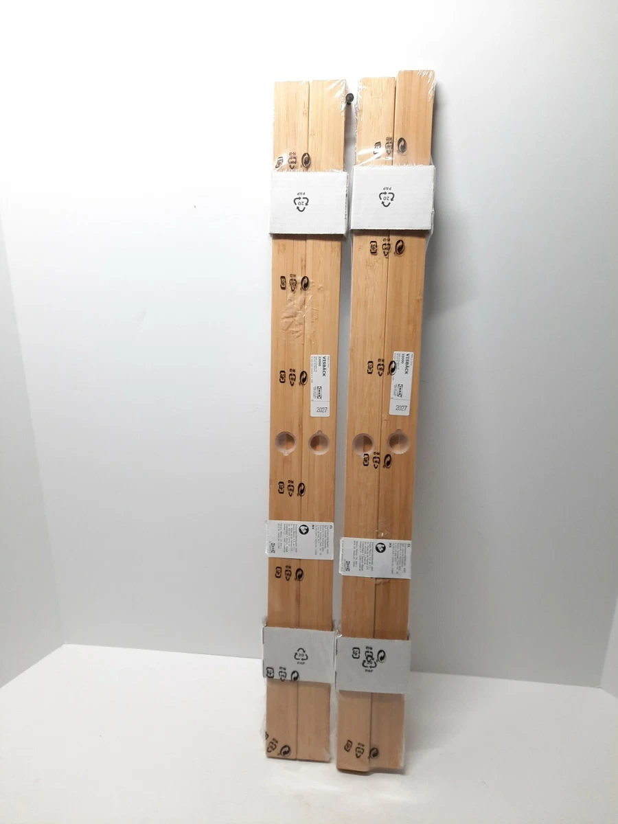 Lot of 2 IKEA VISBACK Poster Hanger Frame Bamboo 61cm 24