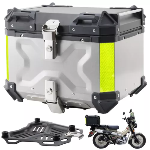 Estuche de herramientas para equipaje de aleación de aluminio 45L trasero para motocicleta - Imagen 2 de 10