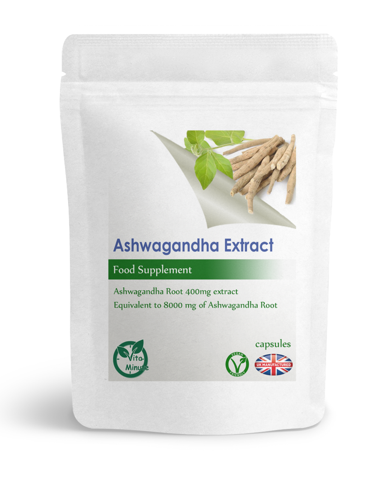 90 x Ashwagandha Extract Capsules 8000mg (24mg Withanolides) Natural Adaptogen