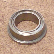 3/32 inch bore.Radial Ball Bearing.FLANGED. 3/32 X 3/16 X 3/32 .Lowest Friction