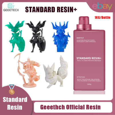 1KG Geeetech Standard Resin Precision UV 405nm Fast Resin for SLA/LCD 3D Printer