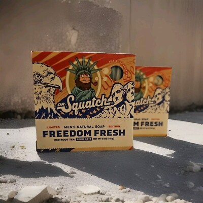 DR. Squatch Freedom Fresh Bar Soap - 5oz
