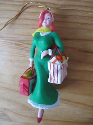 Disney Grolier X-Mas Ornament  Frau von Roger Jessica Rabbit 11 cm Resin Figur