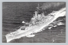Postcard US Navy Warship USS Salem CA 139 USN Heavy Cruiser View 1952 Reprint