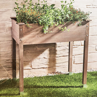 Hochbeet Pflanzkasten Balkonkasten Blumentopf Kräuterkasten Blumenkasten Holz 60