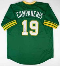 Bert Campaneris Signed Athletics Jersey (JSA COA) 3×World Series Champ 1972–1974