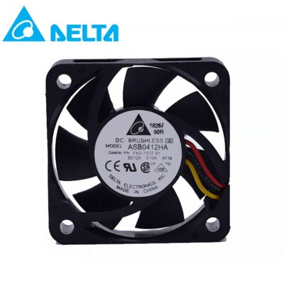 Delta ASB0412HA DC 12V 0.10A 4CM  40*40*10mm 6000RPM 3Wires Silent Cooling Fan 