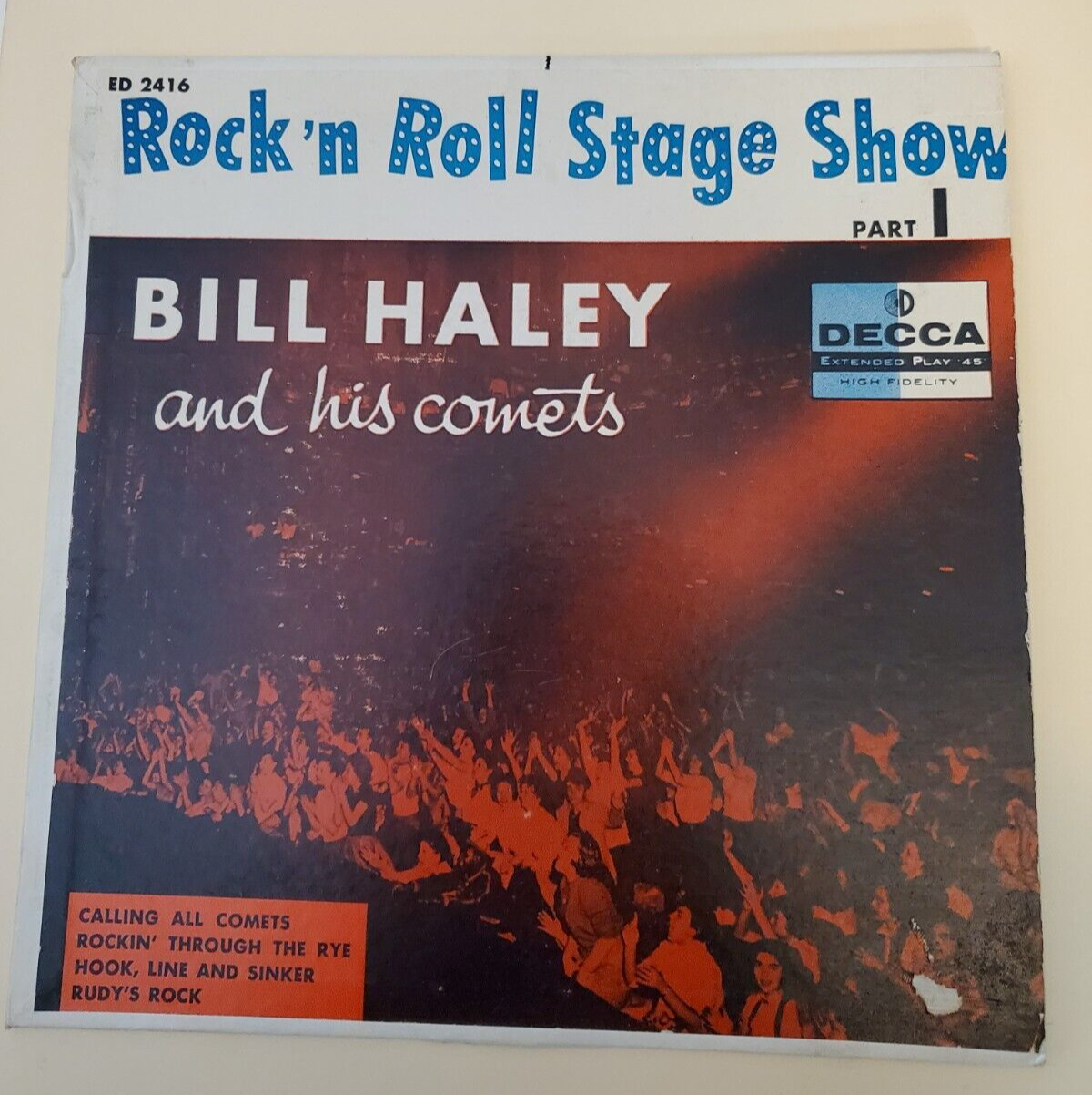 Bill Haley & His Comets STAGE SHOW PT 1 (ROCKABILLY ED 2416 45) EP ...