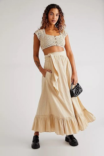 EPIC SUNSET WRAP MAXI SKIRT 