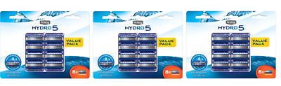 Schick Hydro 5 Blade Razor Refills, Hydrating Gel, 24 Cartridges - VALUE