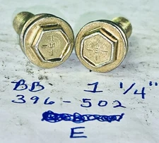 1965-1972 396,427 chevy  Fuel Pump Bolts , Gold irated Plated gm original