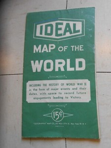 MID-CENTURY(1944) IDEAL MAP OF THE WORLD