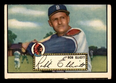 1952 Topps Baseball #14 Bob Elliott VG *h1