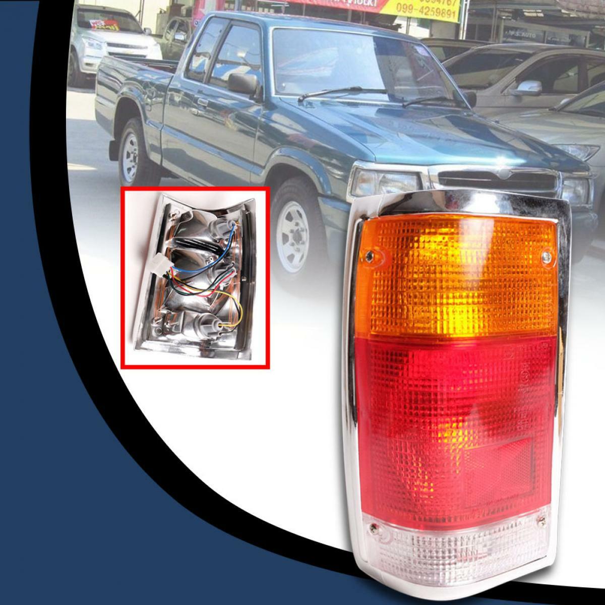 Tail Lights Lamp Left LH Chrome Edge For Mazda B2000 B2200 B2600