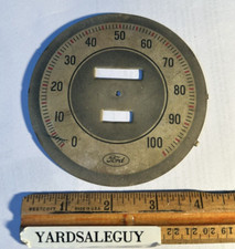  1935-36 Ford Car Truck 1935-1936 Speedometer Gauge 100 Mph Speedo Face 