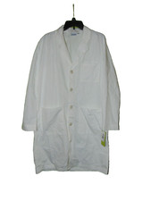 LANDAU White Lab Coat 40 Unisex New Costume Cosplay