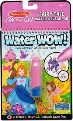 Water Wow Fairy Tales Coloring Book Melissa and Doug No Mess Water Creative