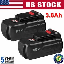 2Pack 18V 18-Volt NiMH Replacement Battery for Porter Cable PC18B Cordless Tools