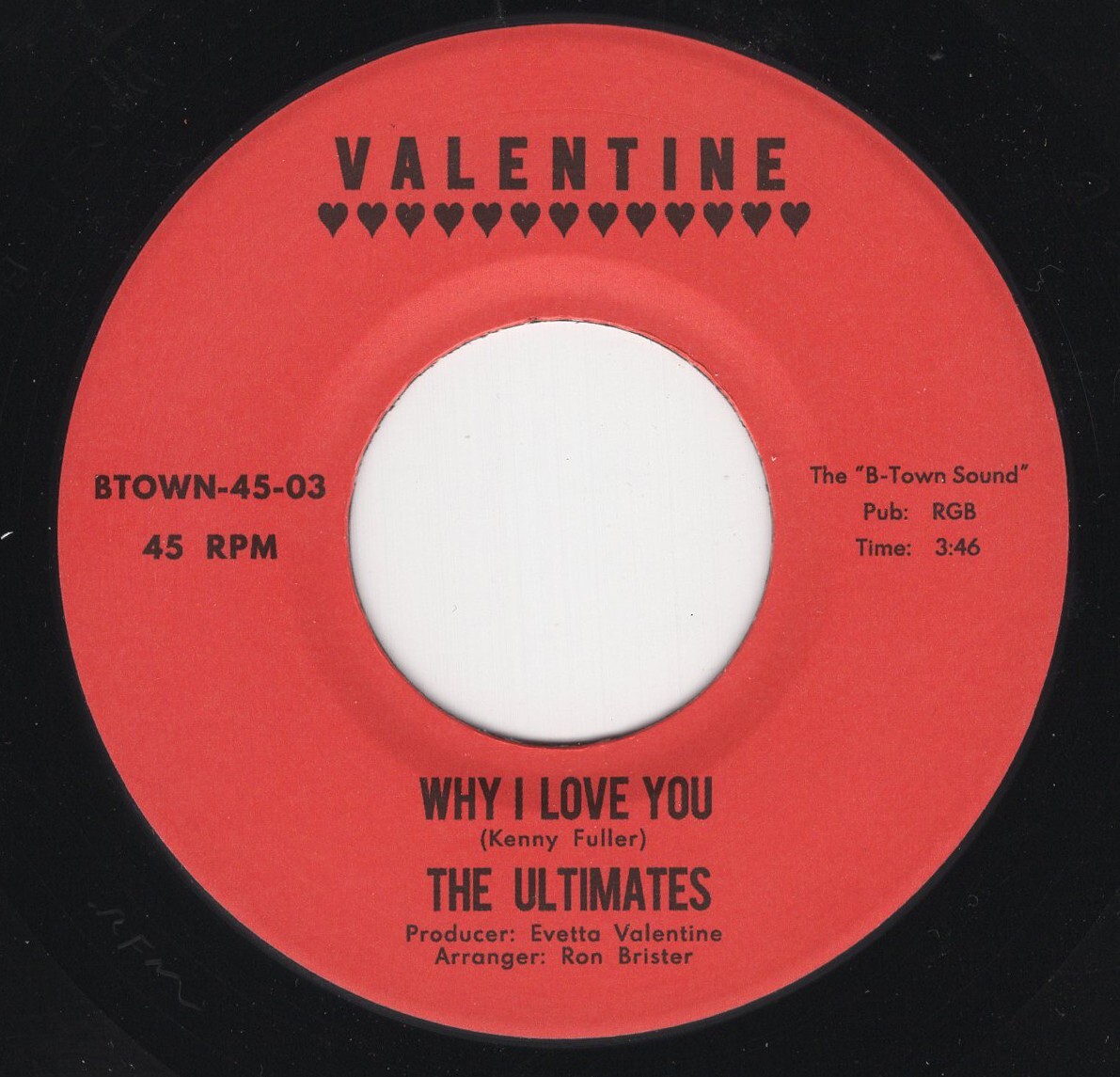 The Ultimates-Why I Love You / Gotta Get Out-Philly sweet soul 45 reissue 1970s