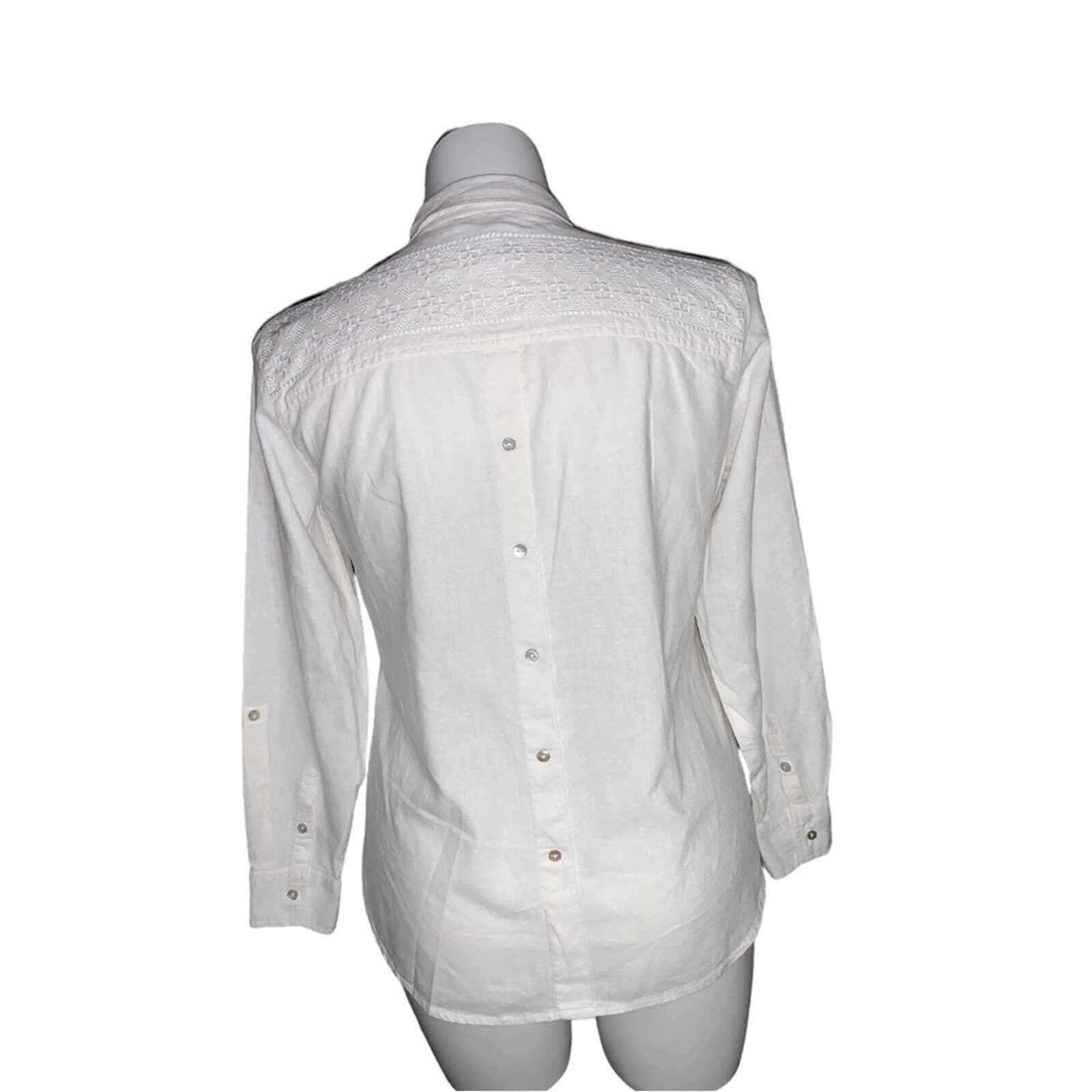 Multiples Button-Down Shirt, Size L - image 4