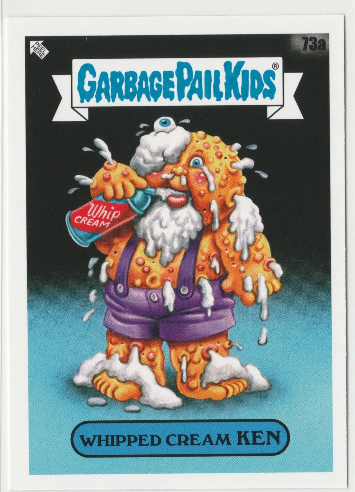 Whipped Cream Ken 73a Garbage Pail Kids GPK 2021 Food Fight Trading Card