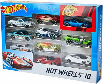 Hot Wheels 1:64 Scale 10 Car Gift Pack (Styles Will Vary From