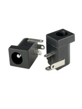 10pcS 5.5 x 2.1mm DC Power Supply Socket Female Jack Plug Port Connector Black