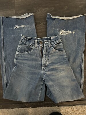 Vintage womens Lawman jeans Flare Bell Bottoms Western Carpenter 26XL Hong  Kong