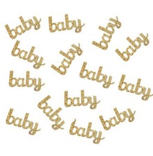 Shiningparty Baby Shower Confetti Gender Reveal Party Table Confetti Double -...