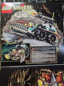 Lego 4970 Rock Raiders Chrome Crusher + BOX + INSTRUCTION MANUAL + MINIFIGURE
