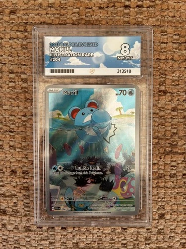 Pokemon Marill Illustration Rare Paldea Evolved 204/193 ACE 8