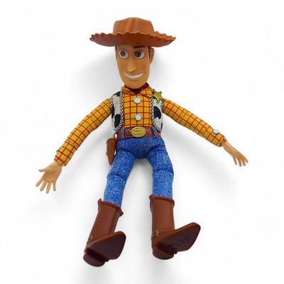Vintage Toy Story Woody Zugschnur sprechende Figur komplett mit Hut Thinkway #3