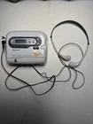 Vtg Sony WM-FS566 Walkman AM/FM Radio Cassette Tape Player  MDR-W014 Headphones