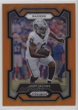2023 Panini Prizm Orange Prizm 74/249 Josh Jacobs #178 11nu
