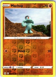 Machop 086/196 Common Lost Origin Reverse Holo Yuka Morii