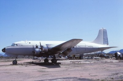 Dia N49451 Douglas C-54D Skymaster ARDCO 03/1992 35mm gerahmt OP-K6-69