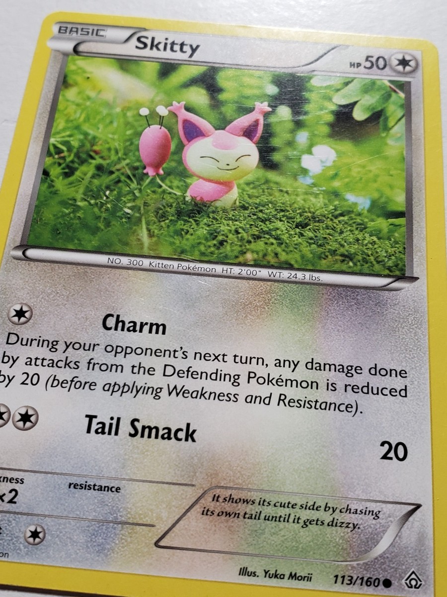 Skitty 113/160 PL - Yuka Morii Clay Art - XY Primal Clash Pokemon