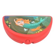 Tupperware Lunchbox Brotdose Meerjungfrau Rot BPA-frei Schule Kindergarten NEU