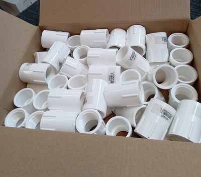 Lot of 50 Lesso America 3/4'' PVC SCH40 Female Adapter (SOC X FIPT) 435-007B