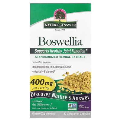 2 X Nature's Answer, Boswellia, 400 mg, 90 Vegetarian Capsules