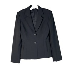 Express Design Studio Blazer Business Work Formal Jacket Black Women's Size 2