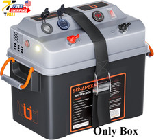 Trolling Motor Battery Box 12V 24V Boat Battery Box Smart Power Center for RV So