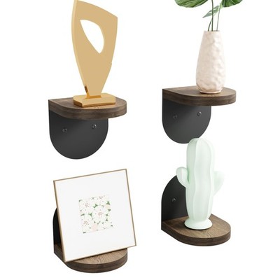 Small Floating Shelves for Wall Storage, 4 x 4 Inch Wall Shelves for Bedroom ...