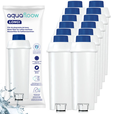 Wasserfilter für DeLonghi Kaffeevollautomat DLSC002 SER3017 Aquafloow 12x